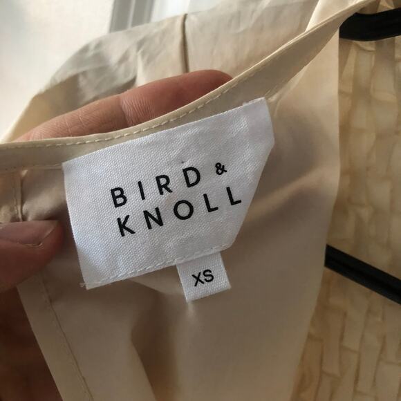 Bird & Knoll Freja Dress size XS NEW WITHOUT TAGS Coconut Cream $365 - Picture 10 of 13